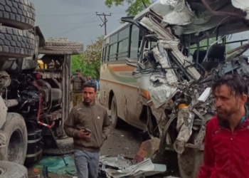 Sarpanch Killed, three others injured in accident near Pattan