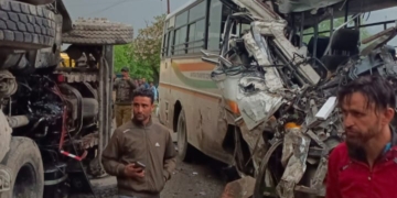 Sarpanch Killed, three others injured in accident near Pattan