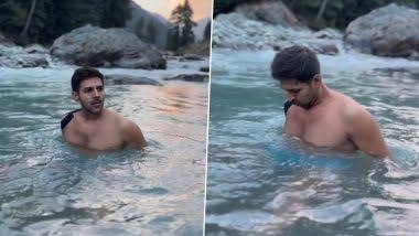 Kartik Aaryan wraps up power packed action schedule of ‘Chandu Champion’, enjoys ice bath in Kashmir