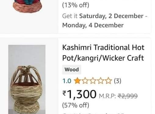 Kashmiri Kangri goes global: Traditional winter gadget now available on top E-commerce platforms