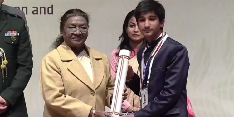 Kashmiri singer Ayaan Sajad receives Pradhan Mantri Rashtriya Bal Puraskar