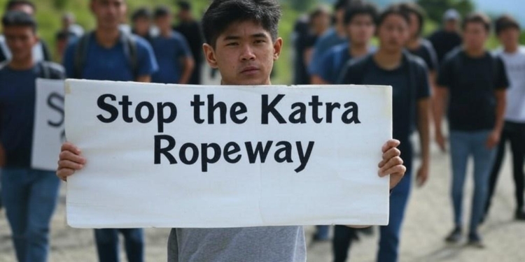 Shutdown in Katra against ropeway project enters sixth day