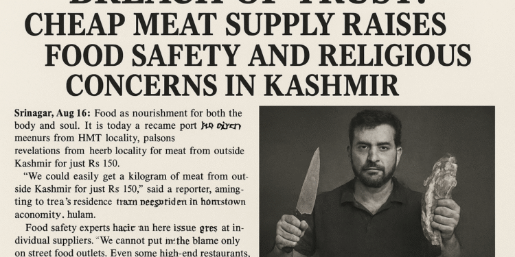 Breach of Trust: Cheap Meat Supply Raises Food Safety and Religious Concerns in Kashmir