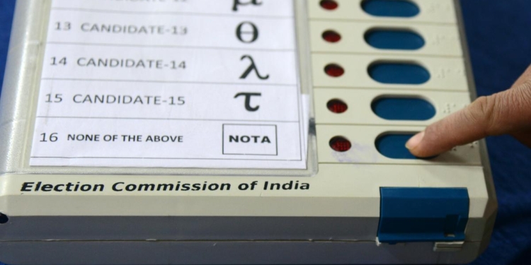 NOTA registers 349 votes, outpolls 5 candidates in Nagrota By-Poll
