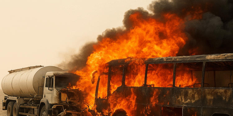 42 Umrah Pilgrims Feared Dead in Bus–Tanker Collision Near Medina