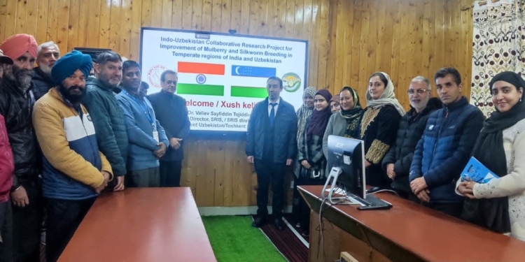 Tashkent Sericulture Director Visits CSR&TI Pampore to Boost Global Ties