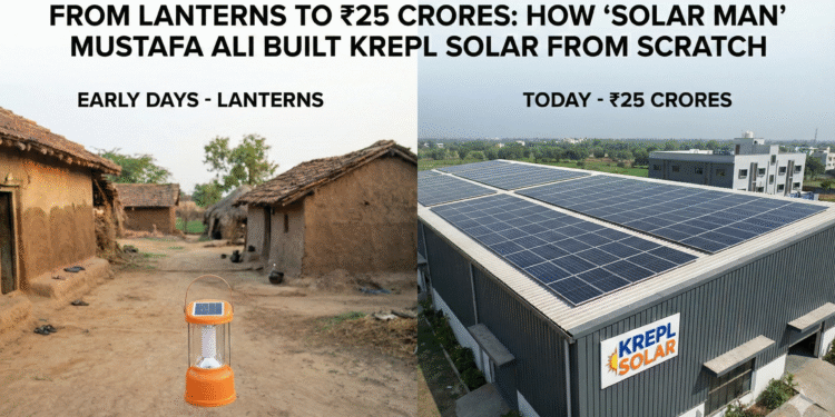 From Lanterns to ₹25 Crores: How ‘Solar Man’ Mustafa Ali Built KREPL Solar from Scratch