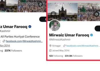 Mirwaiz Umar Farooq removes ‘Hurriyat chairman’ designation from X profile