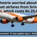 ₹25,000 to Delhi? Kashmir Passengers Shocked as Airfares Skyrocket