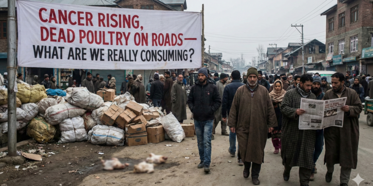 Cancer Rising, Dead Poultry on Roads — What Are We Really Consuming in Kashmir?