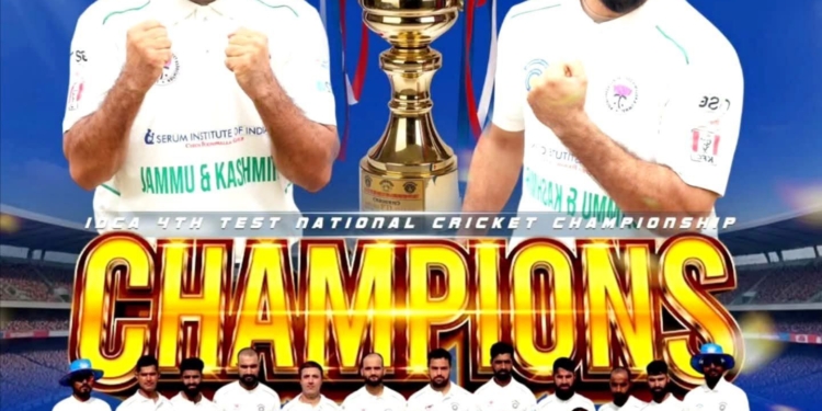 J&K Deaf Cricket Team Creates History, Clinches 4th Test National Championship