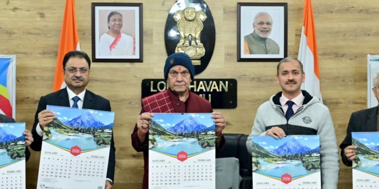 Lieutenant Governor unveils J&K Bank Calendar – 2026
