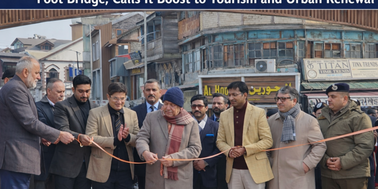 KCCI Welcomes Inauguration of Redeveloped Amira Kadal Foot Bridge, Calls It Boost to Tourism and Urban Renewal