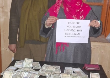 Woman Held for Pickpocketing Incident Inside District Hospital Kulgam