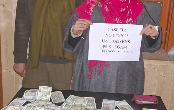 Woman Held for Pickpocketing Incident Inside District Hospital Kulgam