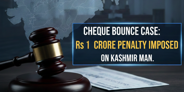 Srinagar Court Awards Rs 1.44 Cr Fine, 1-Year Jail in Cheque Bounce Case