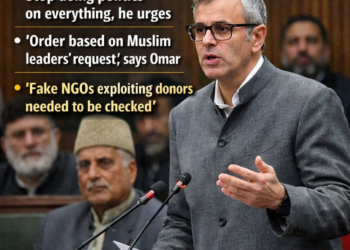 Omar defends Kishtwar ‘Zakat’ order, calls for political maturity