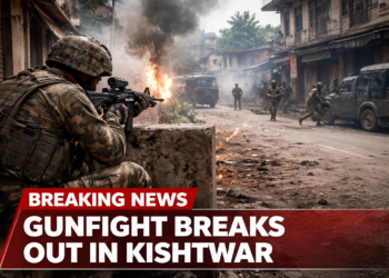 Gunfight broke out in Kishtwar Chatroo
