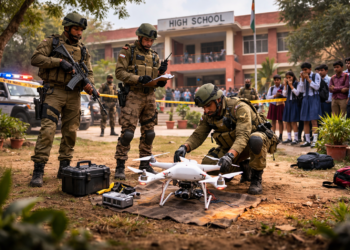 Drone Found Inside G D Goenka School Campus in Jammu; Probe Underway