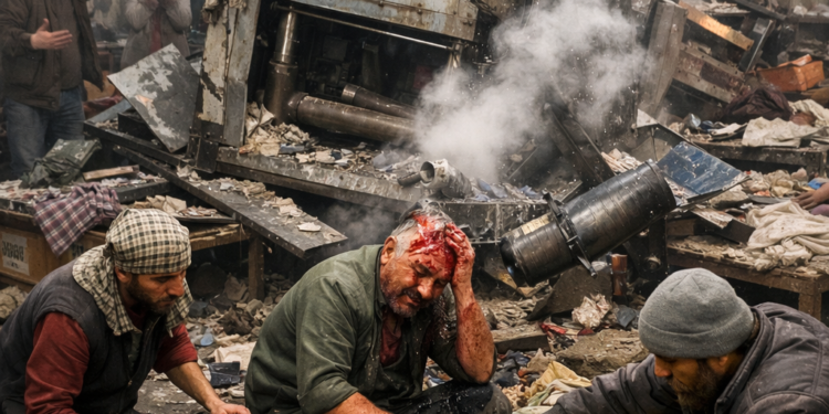 Three Injured After Pashmina Press Machine Burst in Srinagar