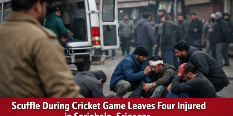 Scuffle During Cricket Game Leaves Four Injured in Sariabala, Srinagar
