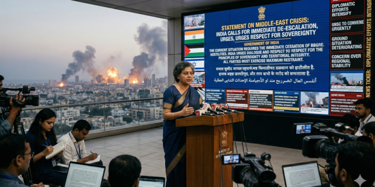 Middle-East crisis: India calls for immediate de-escalation, urges respect for sovereignty