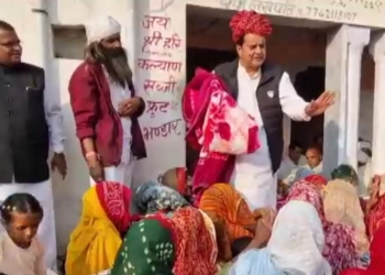 BJP leader accused of discrimination after blanket distribution video from Rajasthan goes viral