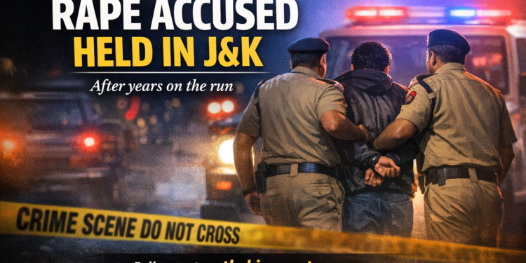 Rape accused held after a long hunt of 7 years in Jammu