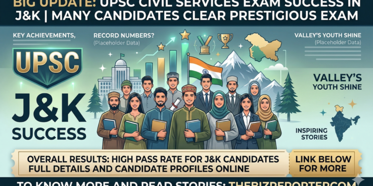 16 Candidates from J&K Clear UPSC Civil Services Examination 2025