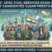 16 Candidates from J&K Clear UPSC Civil Services Examination 2025