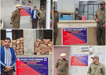 J&K Police attaches 04 properties worth crores in NDPS Case in Pulwama