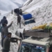 Avalanche Near Zojila Traps Vehicles