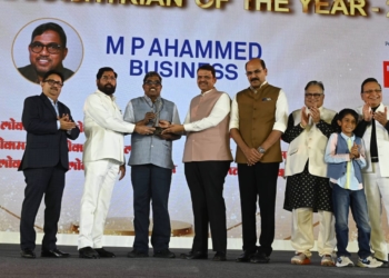 M.P. Ahammad Conferred Business Bhushan at Lokmat Maharashtrian of the Year Awards 2026