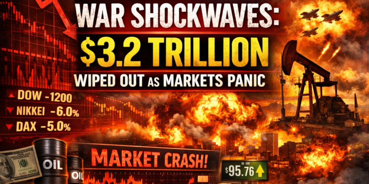 War Shockwaves: $3.2 Trillion Wiped Out as Markets Panic