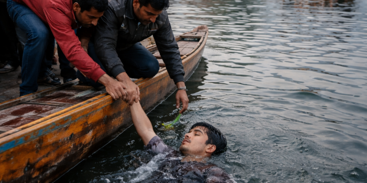 19-Year-Old Kupwara Youth Drowns in Dal Lake After Shikara Overturns While Taking Selfie