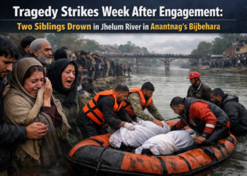 Tragedy Strikes Week After Engagement: Two Siblings Drown in Jhelum River in Anantnag’s Bijbehara