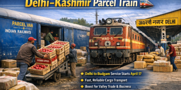 Northern Railway to operate regular Delhi-Kashmir parcel train service from April 17
