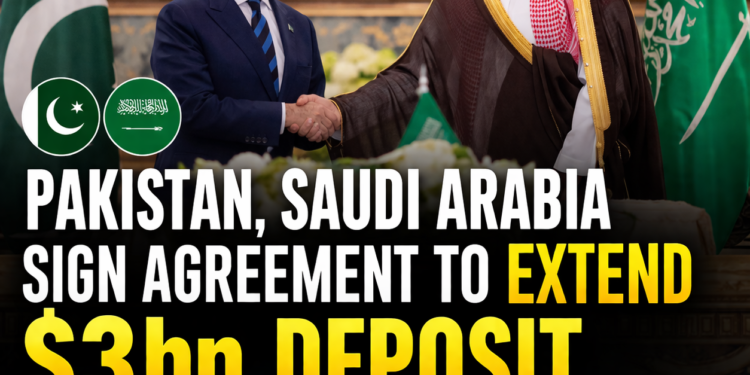 Pakistan, Saudi Arabia sign agreement to extend USD 3 bn deposit