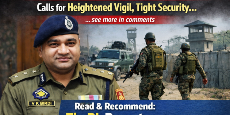 IGP Kashmir Calls for Heightened Vigil, Tight Security Grid Ahead of Key Events