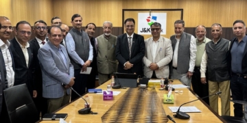 KCC&I Delegation Meets J&K Bank MD, Discusses Key Banking and Trade Issues