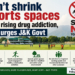 Don’t shrink sports spaces amid rising drug addiction, EPG urges J&K Govt